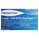 CHEMISTS OWN COUGH, COLD & FLU DAY/NIGHT PE 48 CAPLETS thumbnail 2