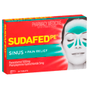 SUDAFED PE SINUS PAIN 24 TABLETS thumbnail 1