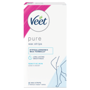 VEET PURE COLD WAX STRIPS LEGS & BODY SENSITIVE SKIN 20 PACK thumbnail 2