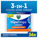 VICKS VAPODROPS+COUGH ORANGE MENTHOL 36 PACK thumbnail 10