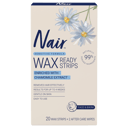 NAIR SOFT NATURAL WAX STRIPS MINI FACE & SMALL AREAS 20 PACK thumbnail 1
