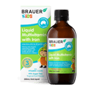BRAUER KIDS MULTIVITAMIN WITH IRON LIQUID 200ML thumbnail 2
