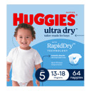 HUGGIES JUMBO ULTRADRY NAPPIES WALKER BOY 64 PACK thumbnail 6