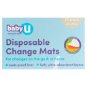BABY U DISPOSABLE CHANGE MATS 10 PACK thumbnail 6