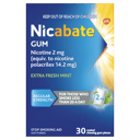 NICABATE EXTRA FRESH 2MG GUM 30 PACK thumbnail 2