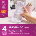POISE 3-IN-1 PADS EXTRA PLUS 5D 10 PACK thumbnail 7