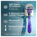 GILLETTE VENUS DELUXE SMOOTH SWIRL RAZOR + 2 BLADES thumbnail 6