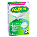 POLIDENT DENTURE CLEANSER FRESH ACTIVE 36 TABLETS thumbnail 1