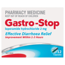 GASTRO-STOP DIARRHOEA RELIEF 2MG 12 CAPSULES thumbnail 2