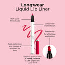 MCO BEAUTY LONGWEAR LIQUID LIP LINER LUXE PINK 1.2ML thumbnail 2