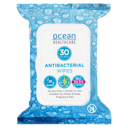 OCEAN HEALTHCARE ANTIBACTERIAL WIPES FRAGRANCE FREE 30 PACK thumbnail 1