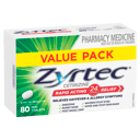 ZYRTEC MINI 80 TABLETS thumbnail 1