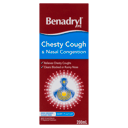 BENADRYL PE CHESTY COUGH & NASAL 200ML thumbnail 6
