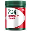 NATURES OWN VITAMIN D3 1000IU 400 CAPSULES thumbnail 5