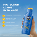 NIVEA PROTECT & MOISTURE SUNSCREEN LOTION SPF50+ 400ML thumbnail 4