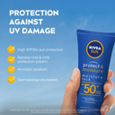 NIVEA PROTECT & MOISTURE SUNSCREEN LOTION SPF50+ 100ML thumbnail 4