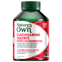 NATURES OWN GLUCOSAMINE SULFATE WITH CHONDROITIN 200 TABLETS thumbnail 1