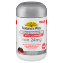 NATURES WAY ADULT VITA GUMMIES IRON 24MG 30 TABLETS thumbnail 3