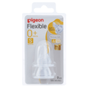 PIGEON TEAT FLEXIBLE PLUS SLIM NECK 1 MONTHS+ 2 PACK thumbnail 1