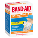 BAND-AID EXTRA WIDE PLASTIC STRIPS 40 PACK thumbnail 1