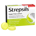 STREPSILS LEMON SUGAR FREE 16 LOZENGES thumbnail 1