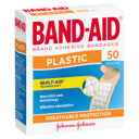 BAND-AID PLASTIC STRIPS 50 PACK thumbnail 1