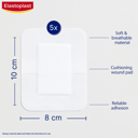 ELASTOPLAST SENSITIVE XXL DRESSING 8CM X 10CM 5 PACK thumbnail 3