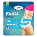 TENA PROSKIN UNISEX PANTS 6D PLUS LARGE 8 PACK thumbnail 2