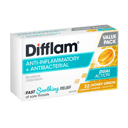 DIFFLAM DUAL ACTION HONEY LEMON 32 LOZENGES thumbnail 1
