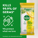 DETTOL MULTI PURPOSE CLEANING WIPES LEMON LIME 110 PACK thumbnail 4
