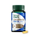 NATURES OWN CONCENTRATED FISH OIL 4 IN 1 60 CAPSULES thumbnail 1
