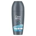 DOVE MEN ANTIPERSPIRANT CLEAN COMFORT ZERO ALUMINIUM ROLL ON 50ML thumbnail 1
