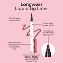 MCO BEAUTY LONGWEAR LIQUID LIP LINER CHEEKY CHAT 1.2ML thumbnail 2