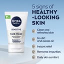 NIVEA MEN SENSITIVE FACE WASH 100ML thumbnail 4