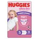HUGGIES ULTRADRY NAPPY PANTS WALKER GIRL 26 PACK thumbnail 4