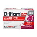 DIFFLAM PLUS ANAESTHETIC WILD BERRY 32 LOZENGES thumbnail 2