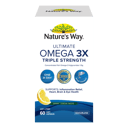 NATURES WAY ULTIMATE OMEGA TRIPLE STRENGTH 60 TABLETS thumbnail 1
