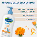 CETAPHIL BABY CALENDULA DAILY LOTION FACE & BODY 400ML thumbnail 5