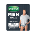 DEPEND MEN ADVANCED PROTECTION UNDERWEAR 7D LARGE 8 PACK thumbnail 2