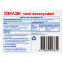 DEMAZIN NASAL DECONGESTANT 24 TABLETS thumbnail 2