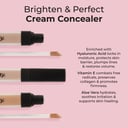 MCO BEAUTY BRIGHTEN & PERFECT CREAM CONCEALER SHADE 1 thumbnail 3