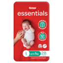 HUGGIES ESSENTIALS NAPPIES NEWBORN 28 PACK thumbnail 4