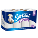 SORBENT TOILET PAPER SILKY WHITE 16 PACK thumbnail 4