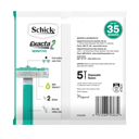 SCHICK EXACTA 2 DISPOSABLE RAZOR MEN 5 + 1 PACK thumbnail 2