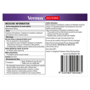VERMOX ORANGE THREADWORM TREATMENT 6 TABLETS thumbnail 4