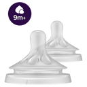AVENT NATURAL RESPONSE TEATS FLOW 6 9MTHS+ 2 PACK thumbnail 1