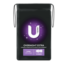 U BY KOTEX PADS EXTRA OVERNIGHT LONG WINGS 8 PACK thumbnail 2