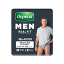 DEPEND MEN ADVANCED PROTECTION UNDERWEAR 7D MEDIUM 8 PACK thumbnail 1