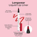 MCO BEAUTY LONGWEAR LIQUID LIP LINER RUBY ROUGE 1.2ML thumbnail 2