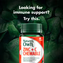 NATURES OWN ZINC + C CHEWABLE 60 TABLETS thumbnail 3